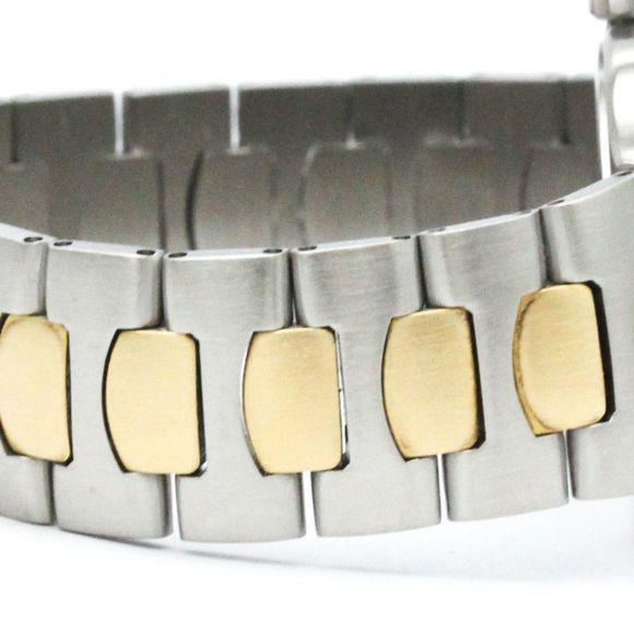 Polished OMEGA Seamaster Polaris Day Date 18K Gold Steel Watch 396.1022 BF572308 - Picture 7 of 8